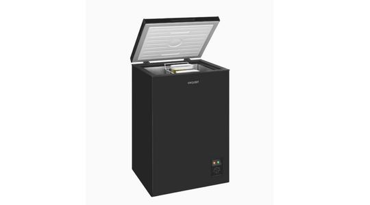Gefriertruhe 100l – schwarz