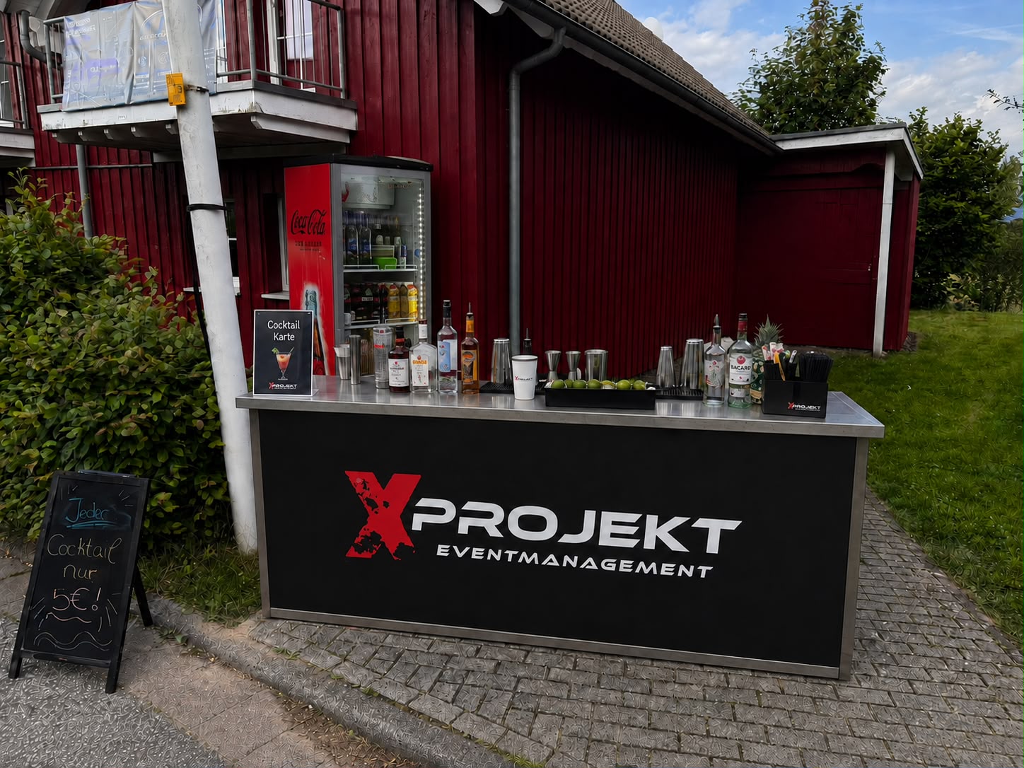 Mobile Cocktailbar von X Projekt Eventmanagement